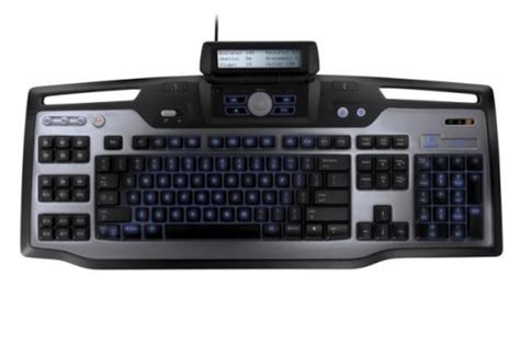 Logitechs G15 Keyboard With Adjustable Tilt Lcd Display And Extra