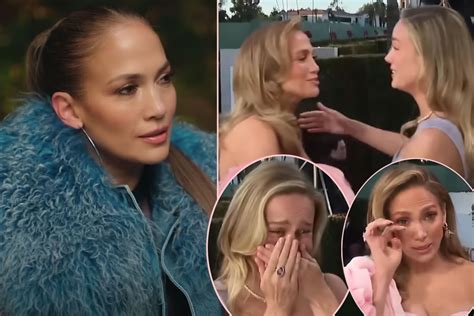 Jennifer Lopez Fights Back Tears As She Gushes Over Viral Golden Globes Moment With Brie Larson