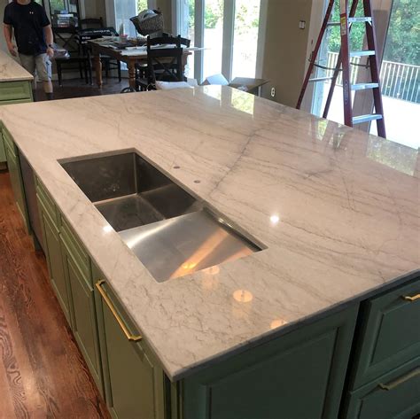 Sea Pearl Quartzite Installation Gallery Granite Works Of Pa