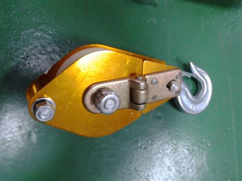 Nylon Sheave 50kn 100kn Wire Rope Pulley Block