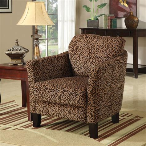 Accent chairs can also be a major focal point in your living room. Shop Leopard Print Accent Club Chair - Overstock - 7448943