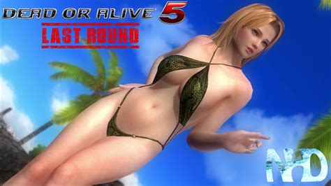 Dead Or Alive 5 Last Round Tina Hot Getaway Match Victory Defeat