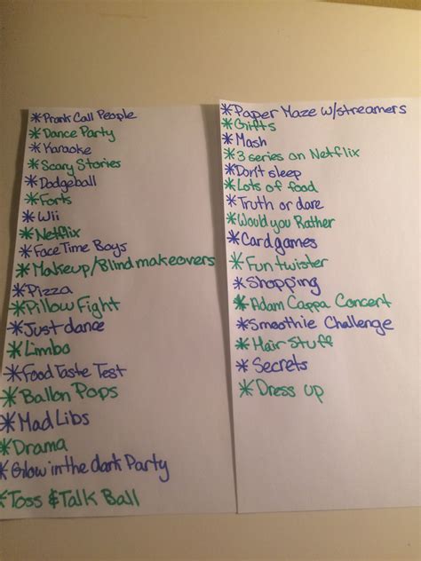 Fun Things To Do At A Sleepover For 12 Year Olds All You Need Infos