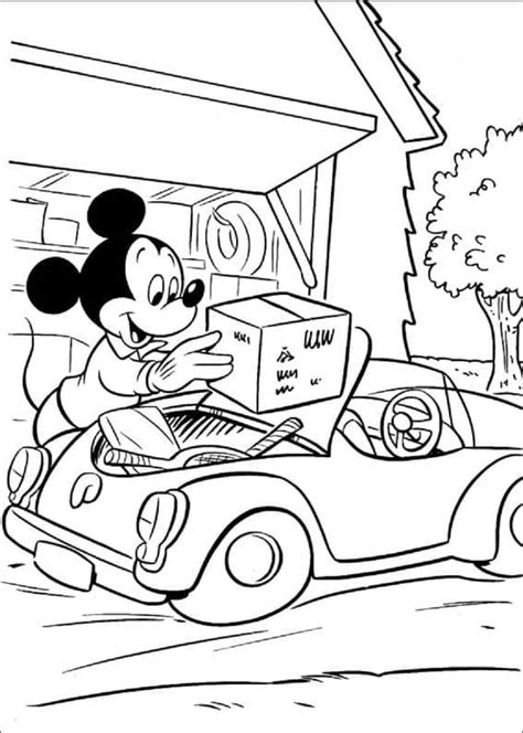 Mickey Mouse Car Coloring Pages Coloring Pages My Xxx Hot Girl