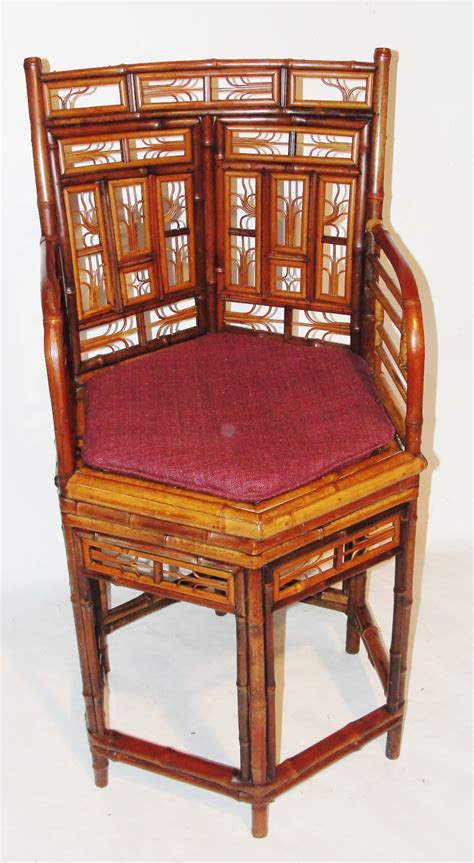Gilt linon furniture linon bracken bamboo corner shelf £71.14 £135.19. Regency Chinese Export Bamboo Elbow Chair. Circa 1815 ...