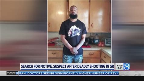 Search For Motive Suspect After Deadly Shooting In Gr Youtube