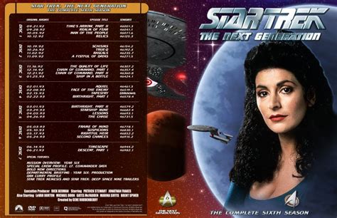 Star Trek The Next Generation Season 6 Tv Dvd Custom Covers 82star