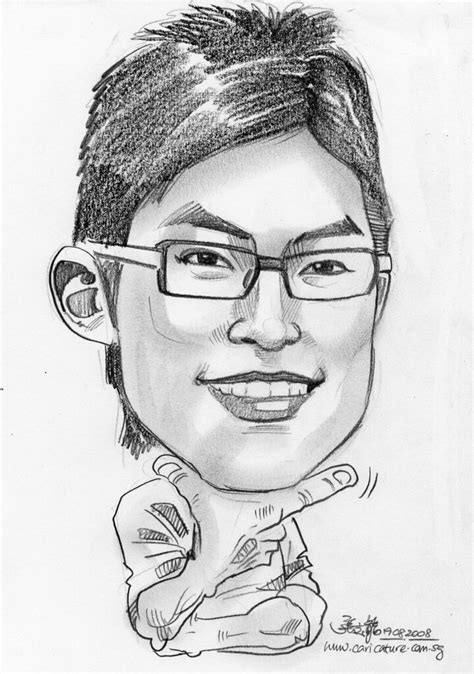 Caricature In Pencil 07 Sg Portrait Flickr