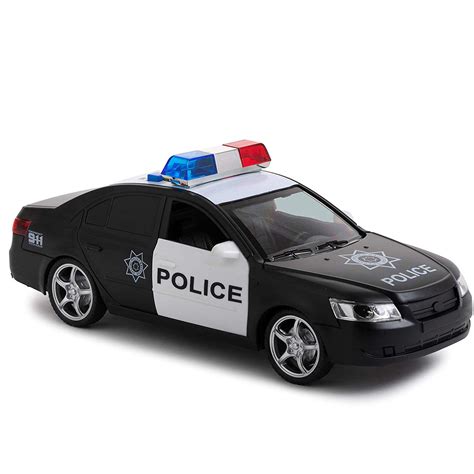Toy To Enjoy Friction Powered Police Car With Light And Sounds Heavy