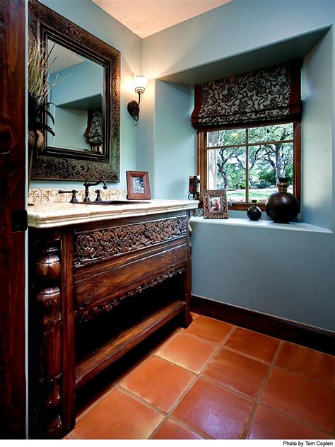 I wanted to utilize the space. Handmade Custom Bathroom Cabinets by La Puerta Originals ...