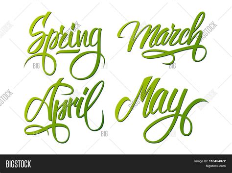 Spring March April May Spring Vector And Photo Bigstock
