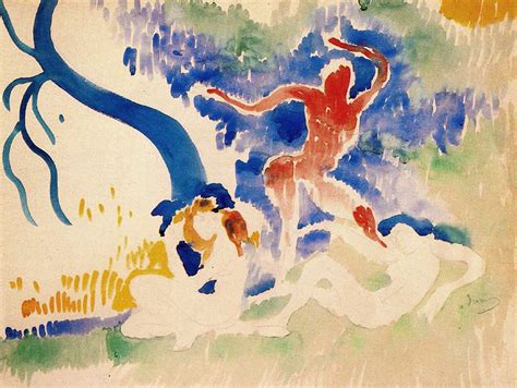André Derain Bacchus Dance 1906 Andre Derain Painting Modern Myth