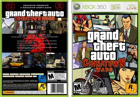 Gta Chinatown Wars Hd Edition Xbox 360 Box Art Cover By