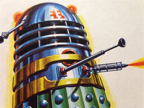 Vintage Dalek From The Dalek Book 1964 Doctor Who Fan Art Doctor Who Art Dalek
