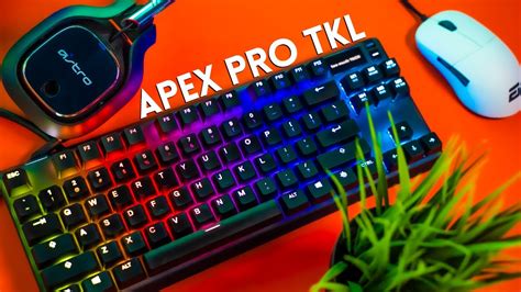 Steelseries apex pro tkl mechanical gaming keyboard, adjustable actuation switches, oled smart display, american qwerty layout. Apex Pro TKL! The Most PREMIUM Gaming Keyboard! (Full ...