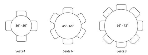 Round Table Seating 12 Images What Size Table Top Do I Need For My