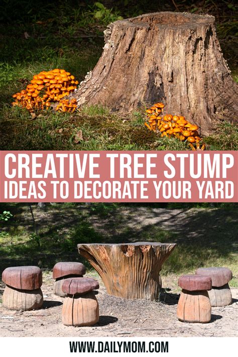 7 Creative Tree Stump Ideas To Decorate Your Yard