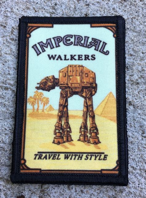 Star Wars Imperial Walker Morale Patch Custom Velcro Morale Patches