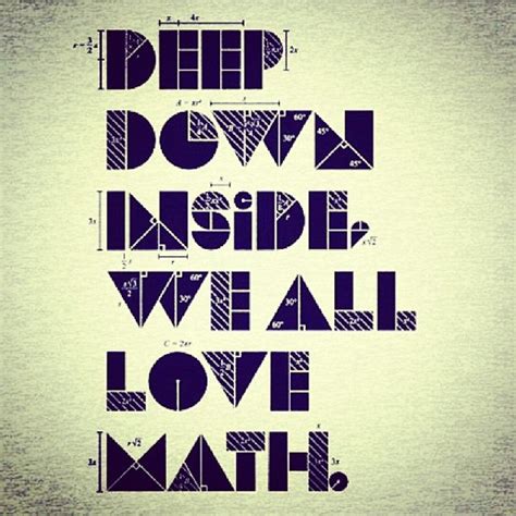 Quotes About Love Of Math 64 Quotes