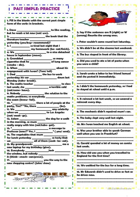 Past Simple Practice English Esl Worksheets For Distance Learning