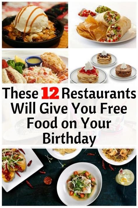 Enjoy a birthday dinner just for you, for free, when you're part of their rewards. 12 Restaurants That Gives Free Food On Your Birthday - The ...