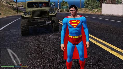 Gta 5 Ultimate Superman Mod Youtube
