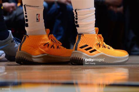 Traction was the only weak point in our opinion, but popular consensus seems to be that the traction worked well. News Photo : the sneakers worn by Donovan Mitchell of the ...
