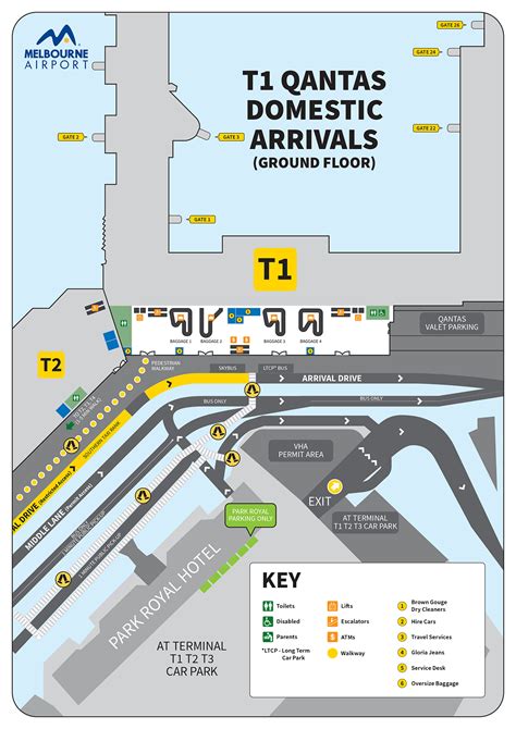 Melbourne Fl Airport Map