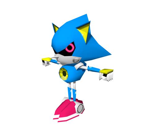 custom edited sonic the hedgehog customs metal sonic classic low poly the models resource