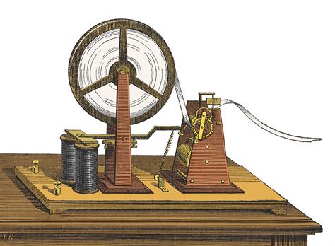 Morse Signal Receiver An Electrical Telegraph Was Developed And Patented In The United States