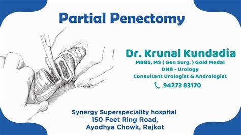 Partial Penectomy Surgery Dr Krunal Kundadia Urologist