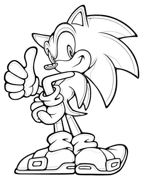 Dibujos Y Plantillas Para Imprimir Sonic