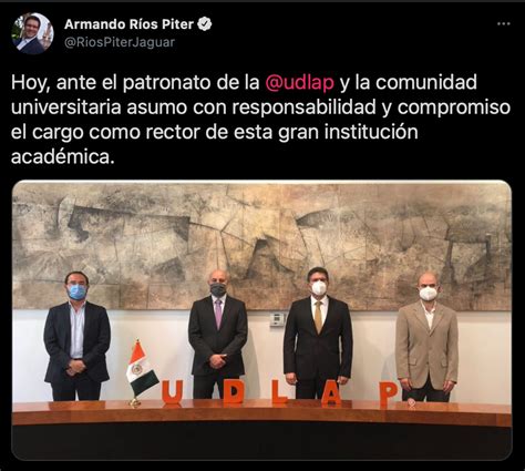 Armando Ríos Piter El Hombre Que Quiso Ser Presidente De México Y Ahora Es Director De La Udlap