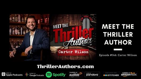 Meet The Thriller Author Carter Wilson Interview Youtube