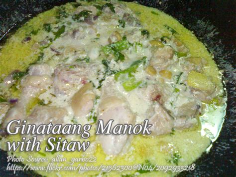 Ginataang Manok With Sitaw Panlasang Pinoy Meaty Recipes