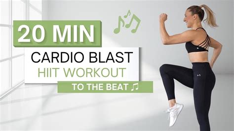 Min Cardio Blast Hiit Workout High Intensity Move To The Beat All Standing Youtube