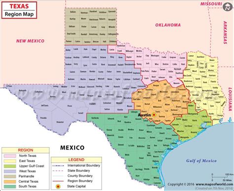 Texas Regions Map Map Texas Map Usa Map