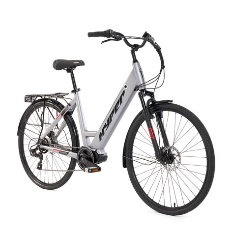 Hyper Bicycles Electric Bicycle 700c Mid Drive 36 Volt Battery 20