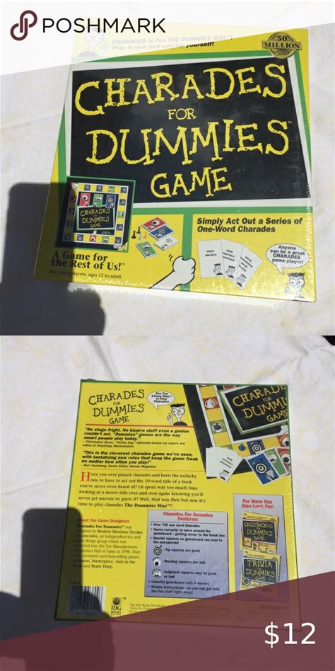 charades for dummies nib charades game with one word act outs harder than it looks nib