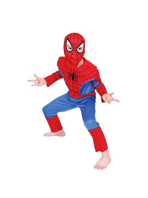 Boys Muscle Chest Spiderman Costume Superhero Costumes