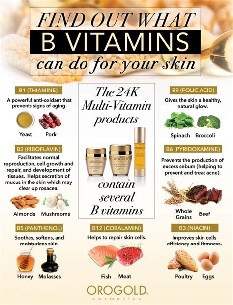 B Vitamins For Your Skin Orogold Cosmetics