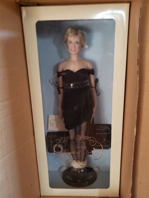 Franklin Mint Princess Diana Princess Of Glamour Limited Edition Doll