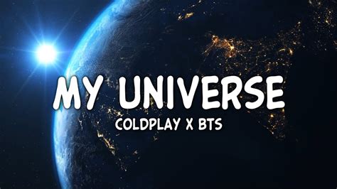 Coldplay X Bts My Universe English Lyrics Youtube