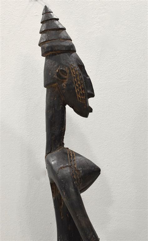 African Old Dogon Wood Statue Mali