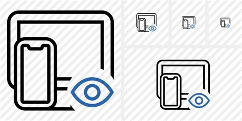 Devices View Icon Outline Duo Professional Stock Icon And Free Sets