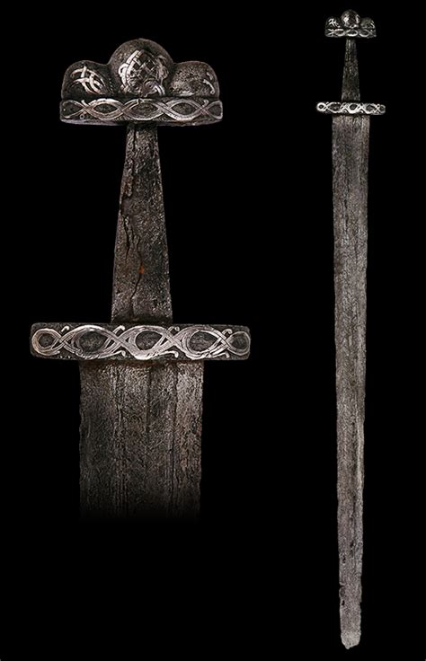 Danish Viking Sword 910th Century Adlocated At The Reichstadtmuseum