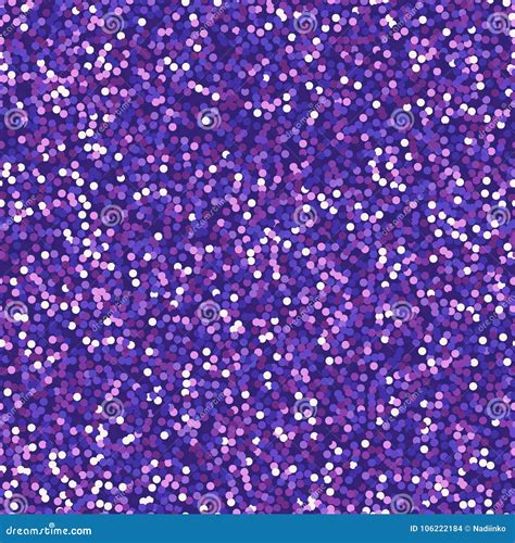 Purple Glitter Background In Frame Cartoon Vector