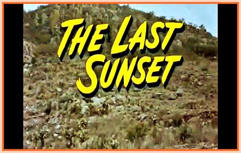 The Last Sunset 1961 Rock Hudson Kirk Douglas Rare Dvd