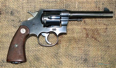Colt New Service 2nd Type Rcmp Revolver 45 Colt Cal