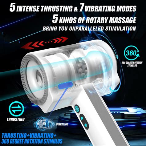 Player One Automatic Telescopic Rotation Vibrations Handheld Male